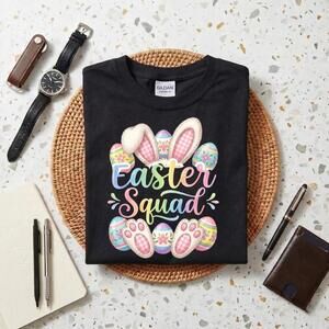 Easter Squad Shirt, Easter Bunny Family Matching Tee, Cute Easter Eggs